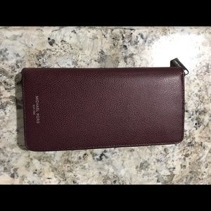 Michael Kors maroon wallet